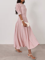 Lola Button Through Day Top | Rose Pink