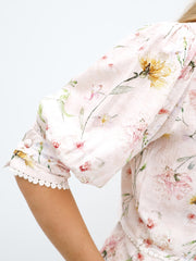 Chantelle Summer Garden Floral Blouse | Stone