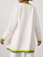 Palm Beach Throw On Cardigan | Cream