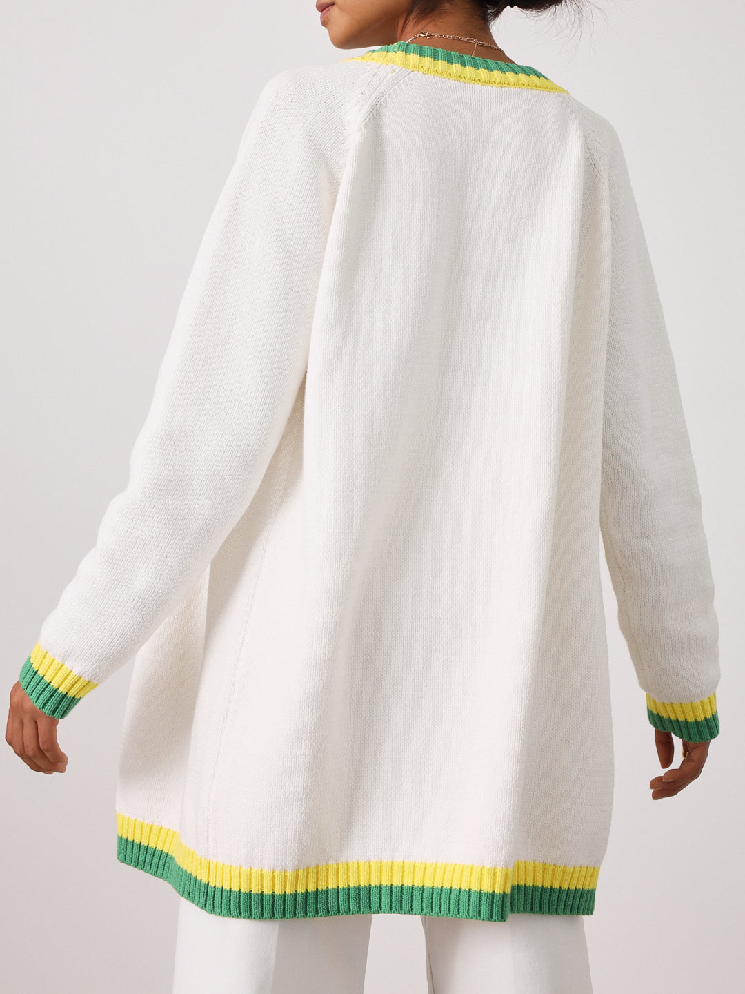 Palm Beach Throw On Cardigan | Cream