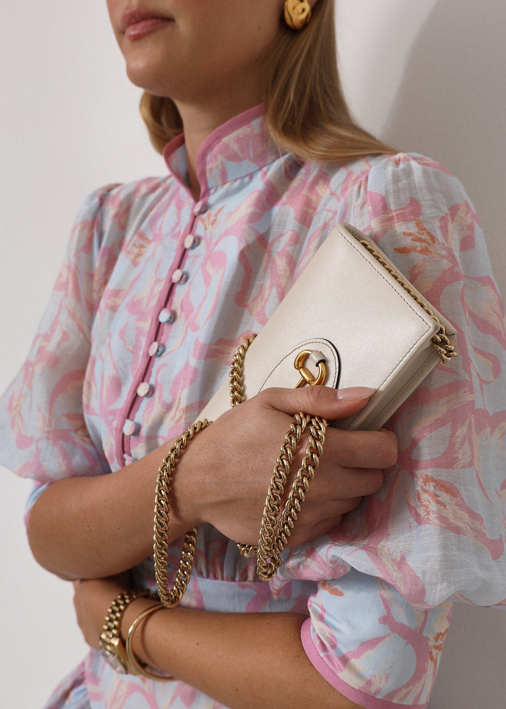 Patriza Tiered Frill Dress | Pastel Mix