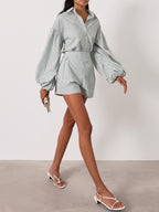 Resort Icon Stripe Shorts | Pistachio/White