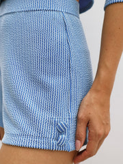 Rio Stretch Cover Up Shorts | Azure Blue