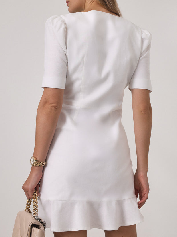 Romy Timeless Day Dress | White