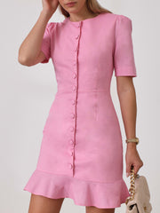 Romy Timeless Day Dress | Sunset Pink