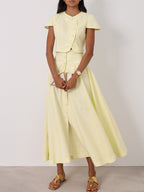 Rossala Dream Skirt | Lemon Sorbet