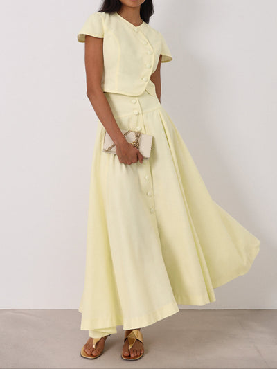 Rossala Dream Skirt | Lemon Sorbet