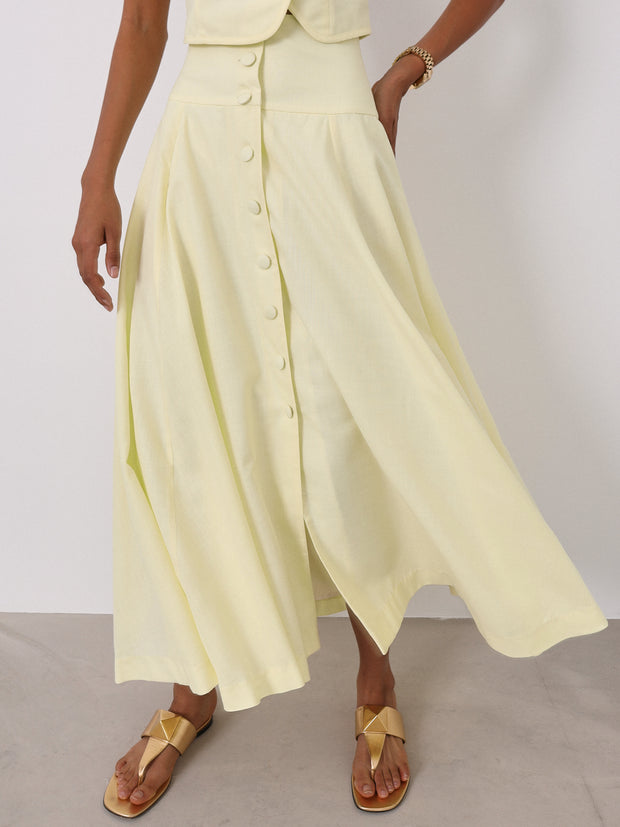 Rossala Dream Skirt | Lemon Sorbet