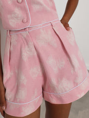 Shola Perfect Fit Denim Shorts | Pink Denim
