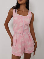 Shola Perfect Fit Denim Shorts | Pink Denim