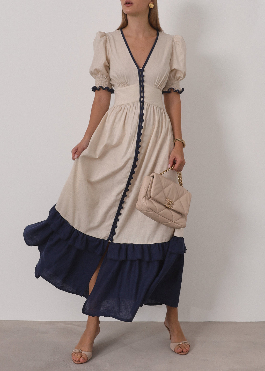 Siam Contrast Maxi Dress | Sand & Sea