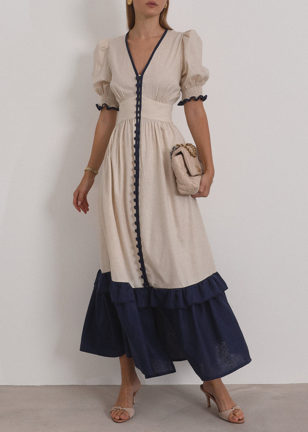 Siam Contrast Maxi Dress | Sand & Sea