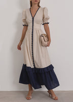 Siam Contrast Maxi Dress | Sand & Sea