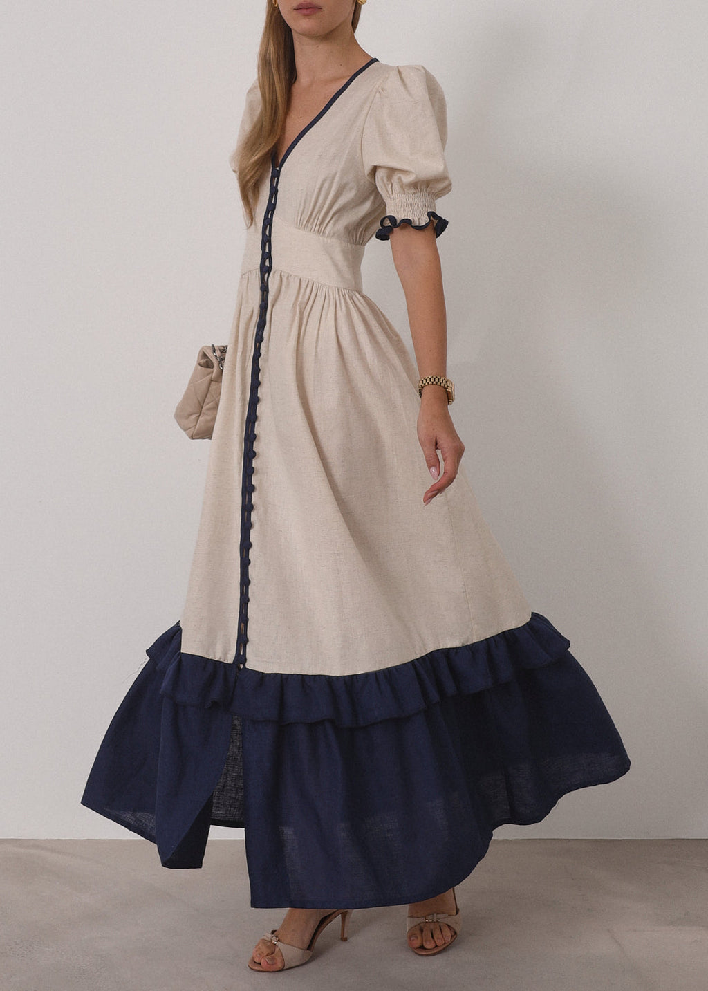 Siam Contrast Maxi Dress | Sand & Sea