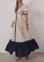 Siam Contrast Maxi Dress | Sand & Sea