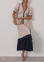 Siam Contrast Maxi Dress | Sand & Sea