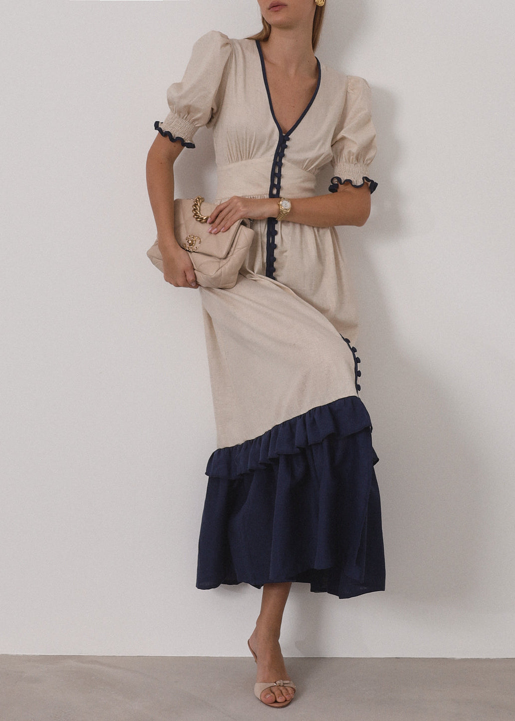 Siam Contrast Maxi Dress | Sand & Sea