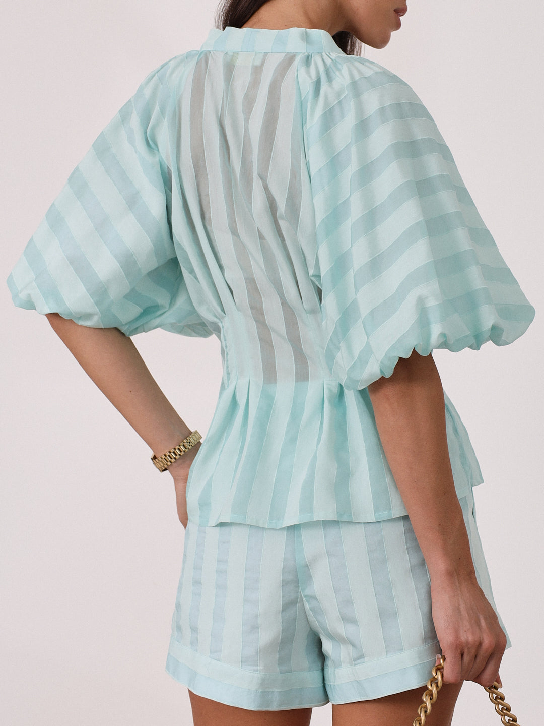 Skye Classic Stripe Shorts | Peppermint