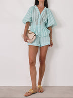 Skye Classic Stripe Shorts | Peppermint