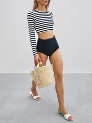Yasmeen Timeless Fit Bikini Pants | Navy