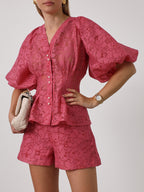 Suri Devore Dream Shorts | Cosmopolitan Pink