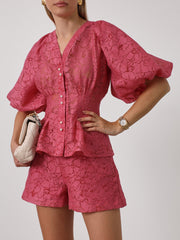 Suri Devore Dream Shorts | Cosmopolitan Pink