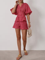 Suri Devore Dream Shorts | Cosmopolitan Pink