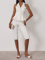 Tula Resort Crop Pant | Island White