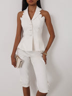 Tula Resort Crop Pant | Island White