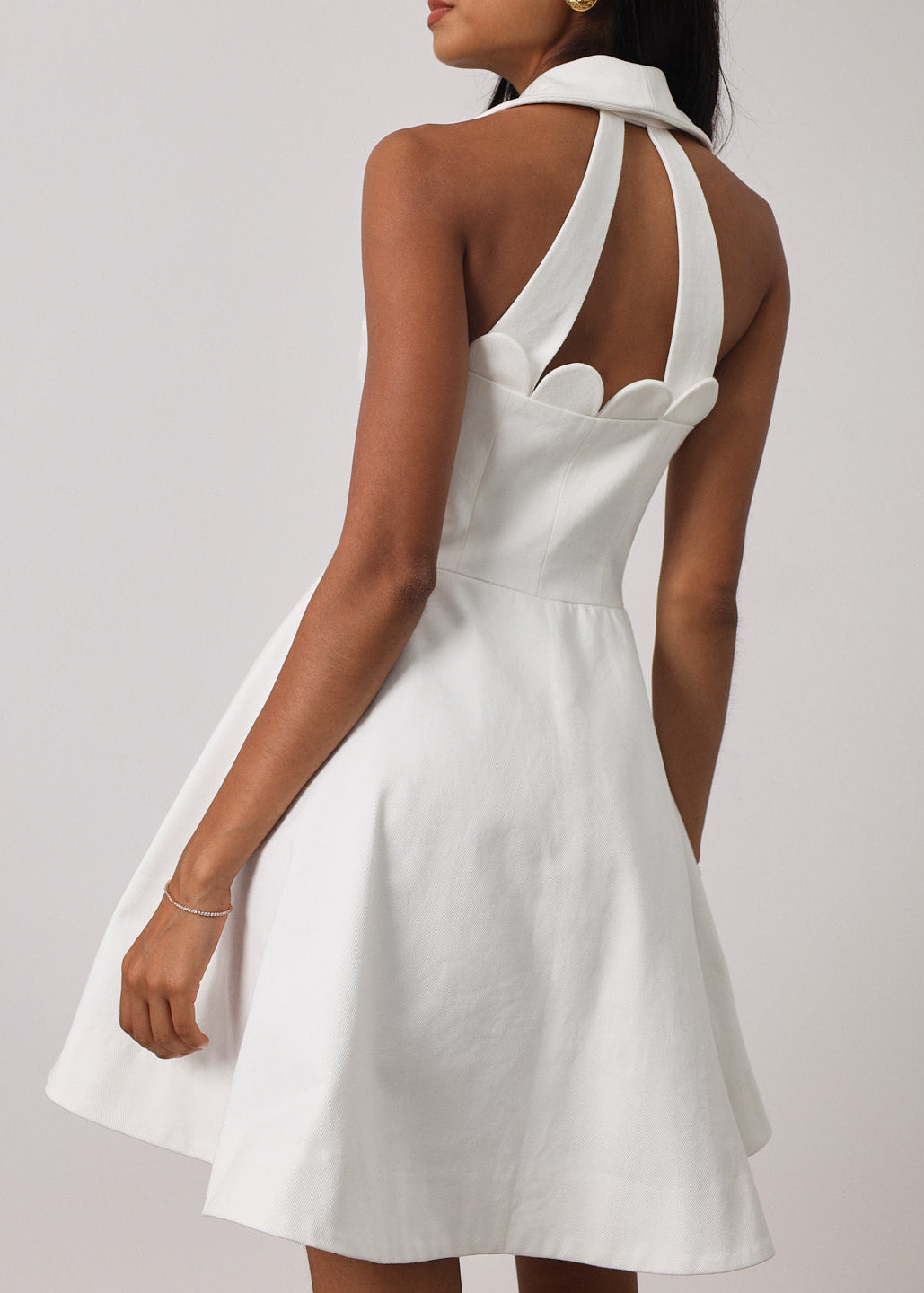 Tula Elegant Resort Denim Dress | White – VITA GRACE