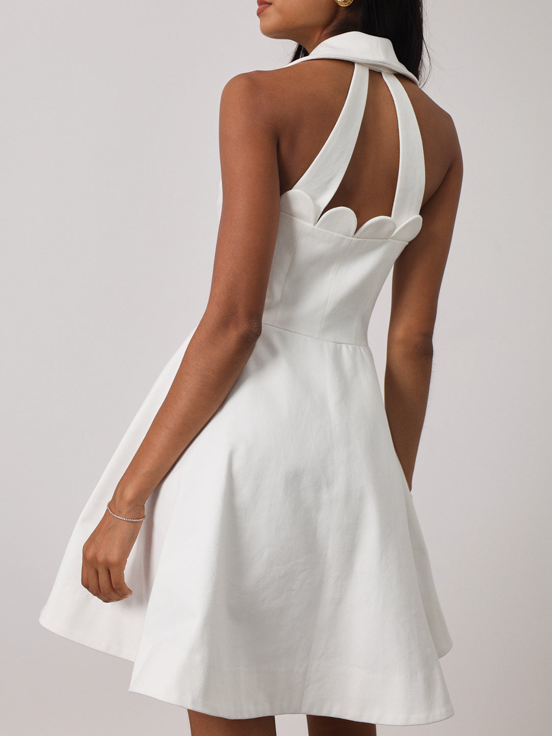 Tula Elegant Resort Denim Dress | White