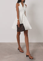 Tula Elegant Resort Denim Dress | White