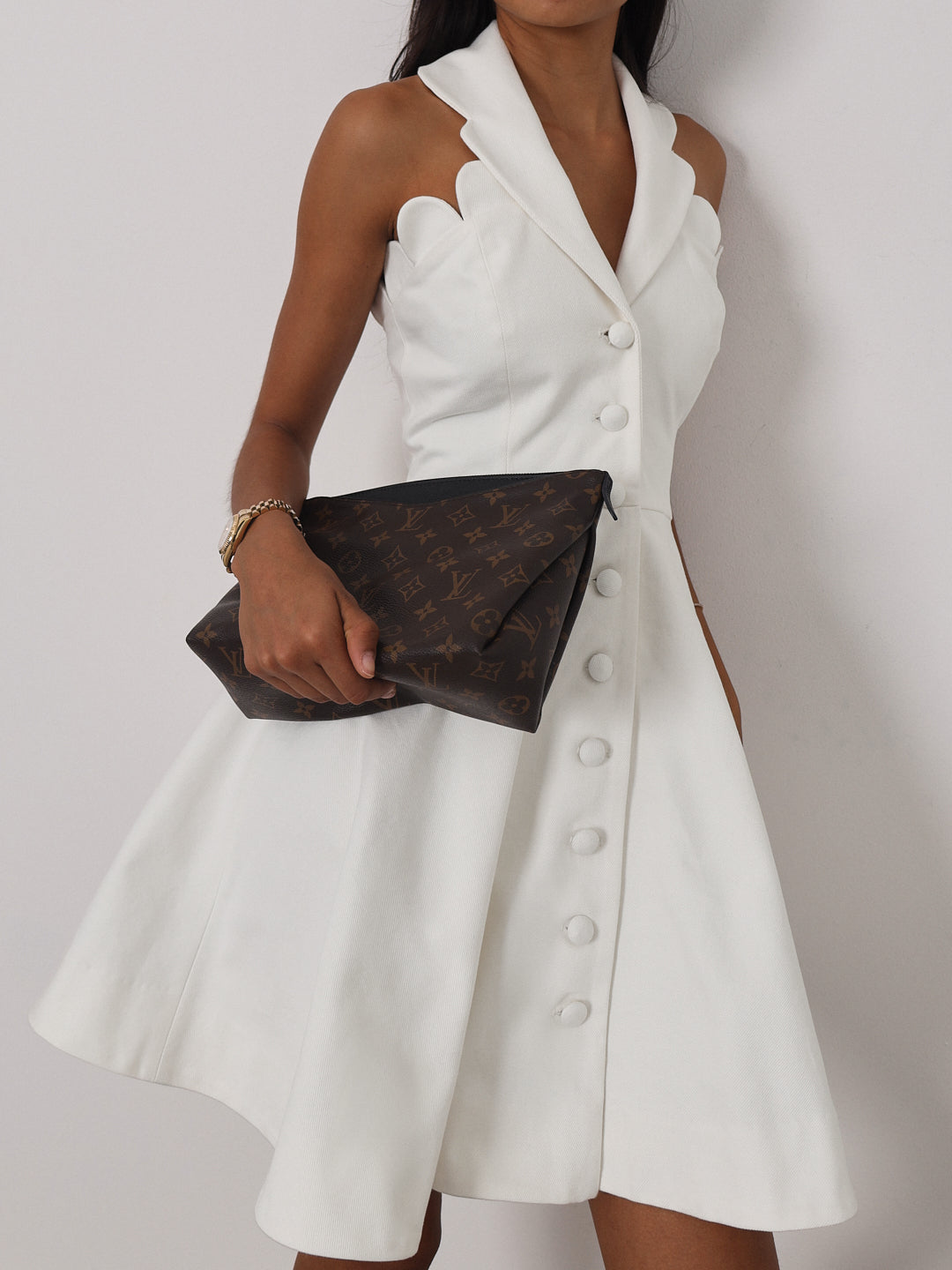 Tula Elegant Resort Denim Dress | White