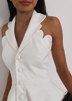 Tula Elegant Resort Denim Dress | White