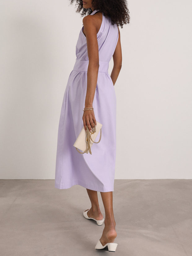 Viera Timeless Shirt Dress | Lilac