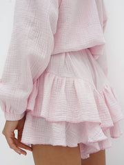 Serinne Cotton Day Frill Skort | Cloud Pink