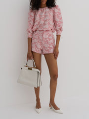 Alex Premium Jacquard Shorts | Pink
