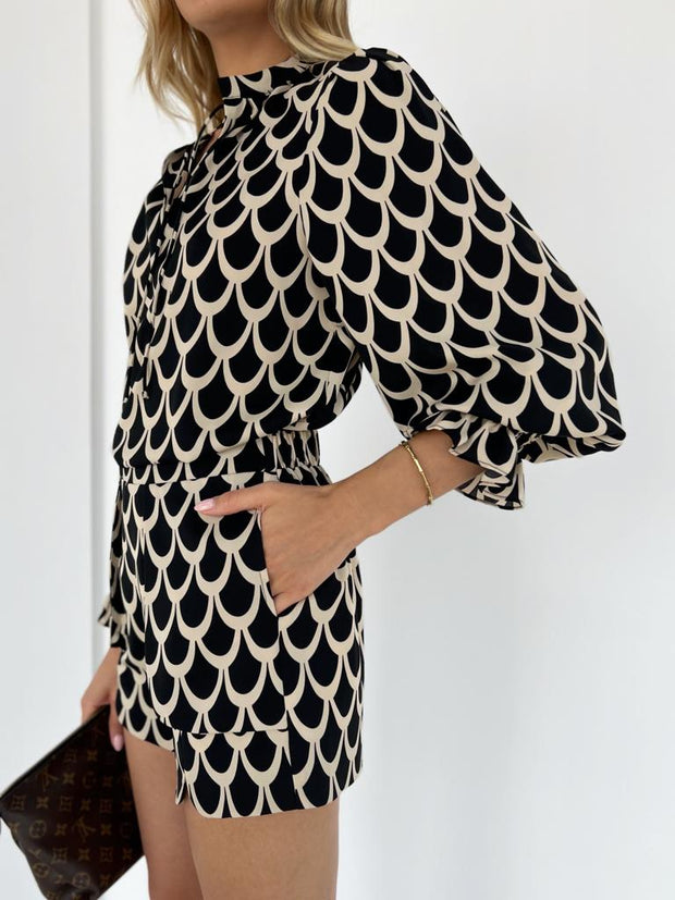 Women Lipsy Black Frill V Neck Long Sleeve Blouse  vita grace