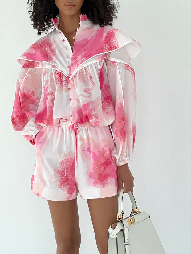 Carmine Printed Shorts