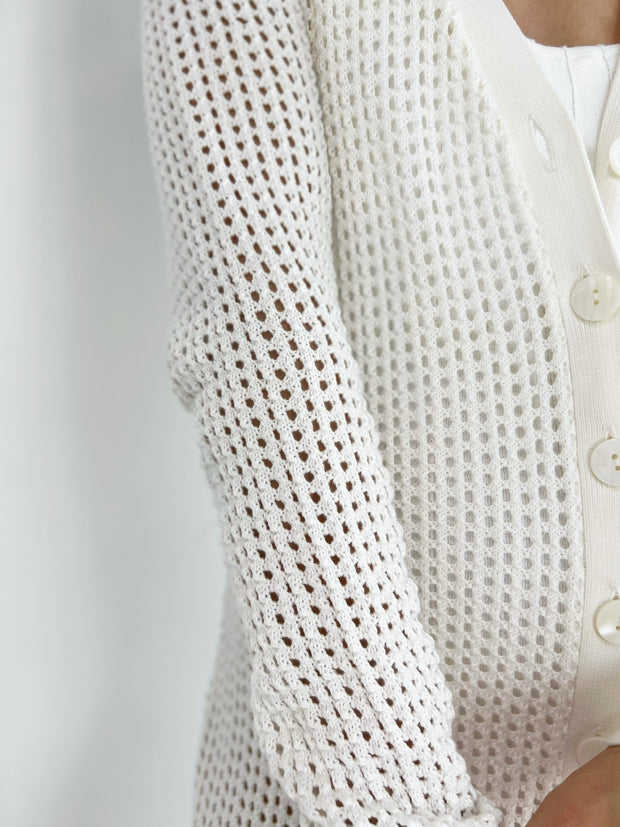 Leah Knitted Button Down Vacay Dress