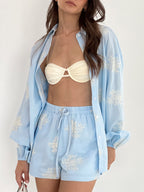 Cotton Embroidered Shirt
