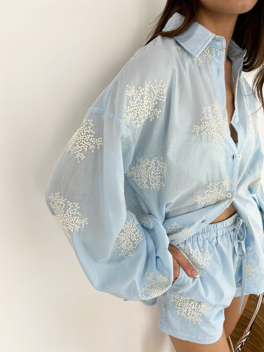 Loren Cotton Embroidered Shirt