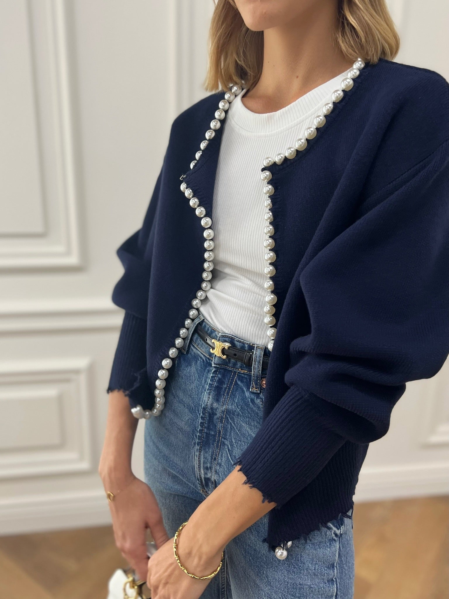 Blue Cardigan Vita Grace