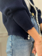 Isabella Pearl Edge Cardigan