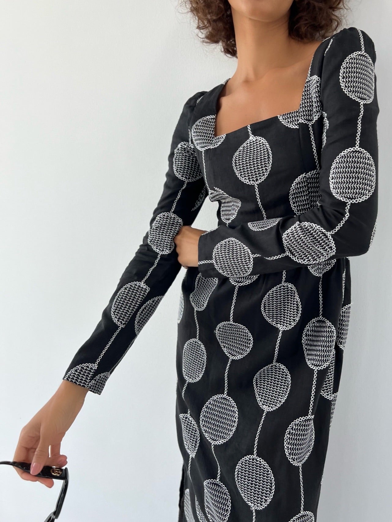 Embroidered Maxi Dress