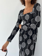 Cayo Embroidered Maxi Dress | Black