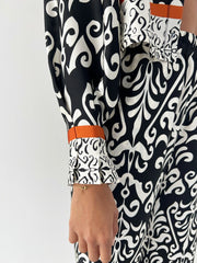Irina Printed Flowing Blouse Vita Grace