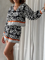 Printed Flowing Shorts Vita Grace