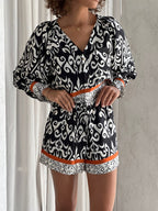 Printed Flowing Shorts