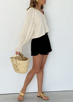 Ellie Cotton Frill Day Shorts